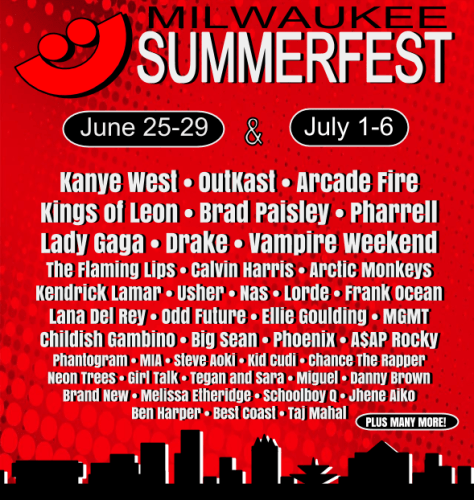 Summerfest Lineup (2)