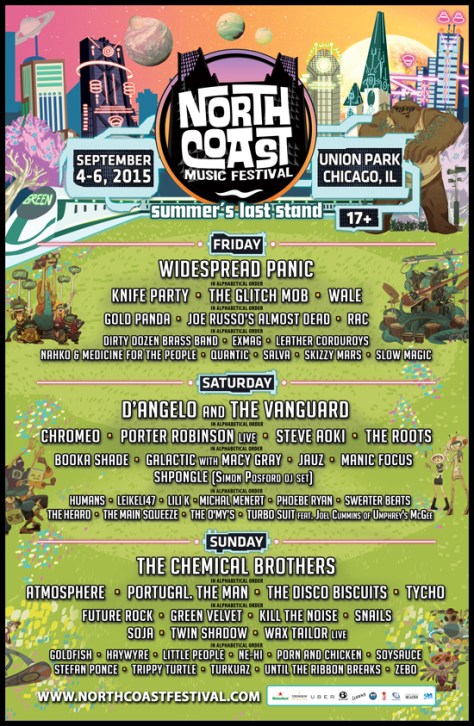 North Coast Lineup