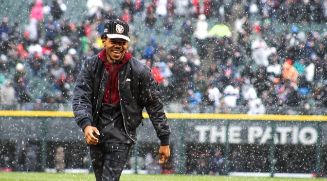 Photos: Chance The Rapper Throws the First Pitch at the Chicago White Sox Home Opener