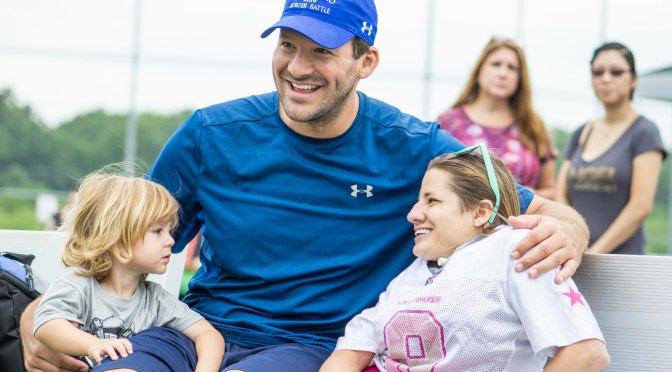 Photos: Tony Romo Holds His Annual Youth Football Camp in Burlington, WI