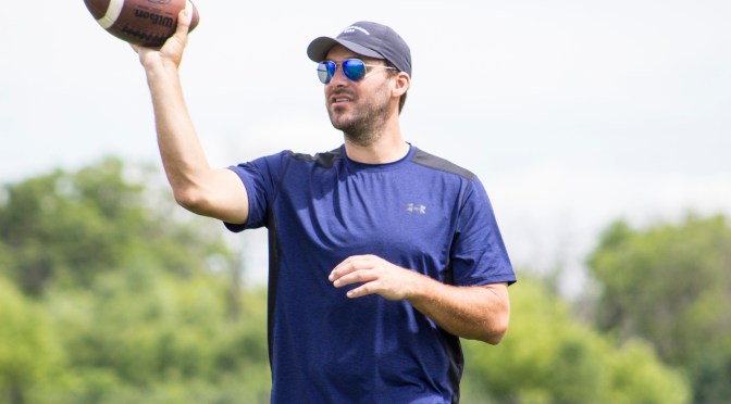 Photos: Tony Romo’s Annual Youth Football Camp Returns To Burlington, WI