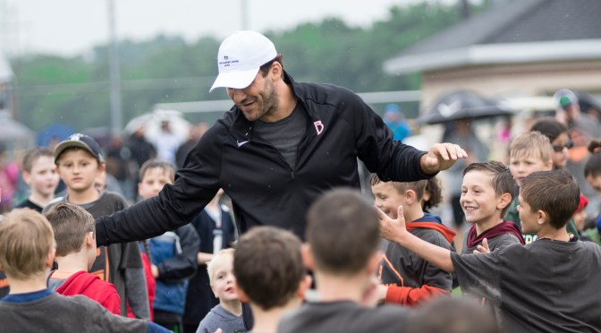 Tony Romo Returns Home to Burlington, WI for Annual Football Camp