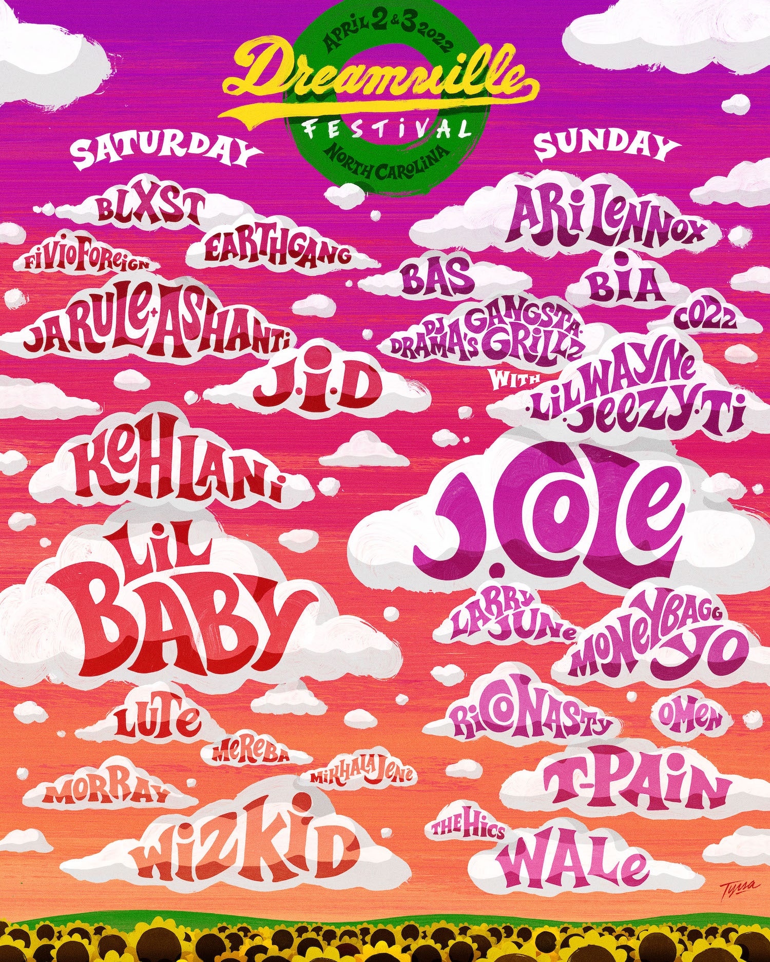 Dreamville Festival 2022 - Full Music Lineup