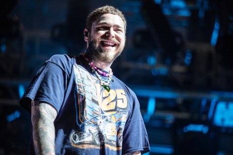 Post Malone performs at Lollapalooza 2021.
